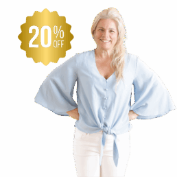 Frau (Monja) mit 20%